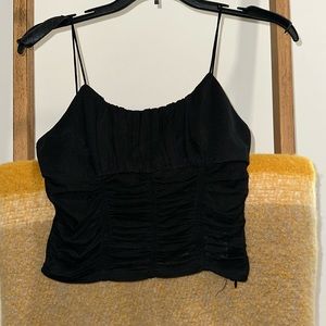 Princess Polly Black crop top tank top!✨🩷